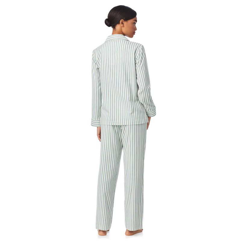 Lauren Ralph Lauren Cotton Sateen L/S Notch Collar Long Pajama Set image number 4